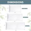 imagePremium Standard 20x 28 Waterproof Pillow Protector Covers  Zippered Pillowcase Set of 2Standard 20x28