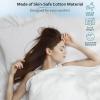 imagePremium Waterproof Pillow Protectors  King Size 20x38 Set of 2  Zippered Pillow Cover Made with Soft Terry Cotton Fabric  Hypoallergenic and Dust ProofQUEEN 20x32