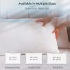 imagePremium Waterproof Pillow Protectors  King Size 20x38 Set of 2  Zippered Pillow Cover Made with Soft Terry Cotton Fabric  Hypoallergenic and Dust ProofQUEEN 20x32