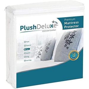 imagePlushDeluxe Mini Crib Size Waterproof Mattress Protector Breathable Soft Cotton Terry Surface Mini CribFull  54x75