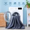 imageMUXHOMO 2 Pack Waterproof Queen Mattress Protector Breathable ampamp Noiseless Mattress Cover Queen Size Bed with 8quot21quot Deep Pocket Cooling 3D Air Fabric Bed Pad Cover Washable for Home WhiteDark Grey