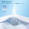 imageMUXHOMO 2 Pack Waterproof Queen Mattress Protector Breathable ampamp Noiseless Mattress Cover Queen Size Bed with 8quot21quot Deep Pocket Cooling 3D Air Fabric Bed Pad Cover Washable for Home WhiteWhite