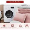 imageMUXHOMO 7 Pieces Queen Comforter Set Reversible Bed in a Bag Queen Size All Season Bedding Set with Comforter Flat Sheet Fitted Sheet Pillowcases ampamp Shams Red ampamp BlackPinkLight Grey