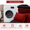 imageMUXHOMO 7 Pieces Queen Comforter Set Reversible Bed in a Bag Queen Size All Season Bedding Set with Comforter Flat Sheet Fitted Sheet Pillowcases ampamp Shams Red ampamp Black01  RedBlack