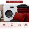 imageMUXHOMO 7 Pieces Queen Comforter Set Reversible Bed in a Bag Queen Size All Season Bedding Set with Comforter Flat Sheet Fitted Sheet Pillowcases ampamp Shams Red ampamp Black01  RedBlack
