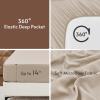 imageMUXHOMO 7 Pieces Queen Comforter Set Reversible Bed in a Bag Queen Size All Season Bedding Set with Comforter Flat Sheet Fitted Sheet Pillowcases ampamp Shams Red ampamp BlackBrownKhaki