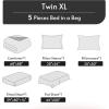 imageMUXHOMO 7 Pieces Queen Comforter Set Reversible Bed in a Bag Queen Size All Season Bedding Set with Comforter Flat Sheet Fitted Sheet Pillowcases ampamp Shams Red ampamp BlackPurpleLavender