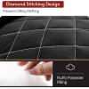 imageMUXHOMO 7 Pieces Queen Comforter Set Reversible Bed in a Bag Queen Size All Season Bedding Set with Comforter Flat Sheet Fitted Sheet Pillowcases ampamp Shams Red ampamp BlackBlackSoot