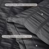 imageMUXHOMO 7 Pieces Queen Comforter Set Seersucker Bed in a Bag Queen Size All Season Luxury Bedding Set with Comforter Flat Sheet Fitted Sheet Pillowcases ampamp Shams BeigeDark Grey