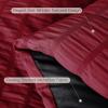 imageMUXHOMO 7 Pieces Queen Comforter Set Seersucker Bed in a Bag Queen Size All Season Luxury Bedding Set with Comforter Flat Sheet Fitted Sheet Pillowcases ampamp Shams BeigeRedBlack