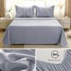 imageMUXHOMO Bed in a Bag Queen 7 Pieces Sage Green Queen Comforter Set Reversible Botanical Flowers Design Ultra Soft ampamp Breathable Bedding Sets with Comforter Sheets Pillowcases ampamp ShamsLight Grey Leaves