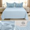 imageMUXHOMO Bed in a Bag Queen 7 Pieces Sage Green Queen Comforter Set Reversible Botanical Flowers Design Ultra Soft ampamp Breathable Bedding Sets with Comforter Sheets Pillowcases ampamp ShamsSilver Grey Leaves