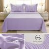imageMUXHOMO Bed in a Bag Queen 7 Pieces Sage Green Queen Comforter Set Reversible Botanical Flowers Design Ultra Soft ampamp Breathable Bedding Sets with Comforter Sheets Pillowcases ampamp ShamsLavender Leaves