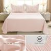 imageMUXHOMO Bed in a Bag Queen 7 Pieces Sage Green Queen Comforter Set Reversible Botanical Flowers Design Ultra Soft ampamp Breathable Bedding Sets with Comforter Sheets Pillowcases ampamp ShamsCameo Pink Leaves
