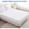 imageMUXHOMO Queen Mattress Protector 100 Waterproof Quilted Mattress Cover Queen Size Bed Noiseless Soft ampamp Cooling Mattress Pad Cover Deep Pocket 6quot21quot WhiteQueen