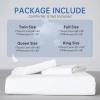 imageMUXHOMO White Duvet Cover Queen Size Soft Double Brushed Duvet Covers Set 3 Pieces Warm Comforter Cover with Zipper Closure and 2 Pillow Cases 90quot90quot