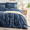 Navy Blue Leaves