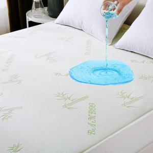 imageMUXHOMO Twin Mattress Protector Waterproof Mattress Cover Twin Size Bed Cooling and Breathable Bed Pad Cover Deep Pocket 8quot21quotTwin