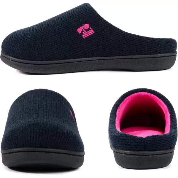 imageRockDove Womens Original TwoTone Memory Foam SlipperDark NavyFuchsia