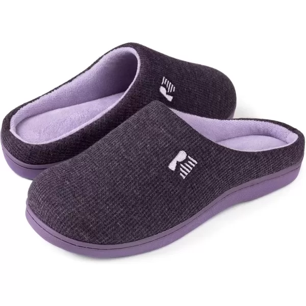 imageRockDove Womens Original TwoTone Memory Foam SlipperEggplant