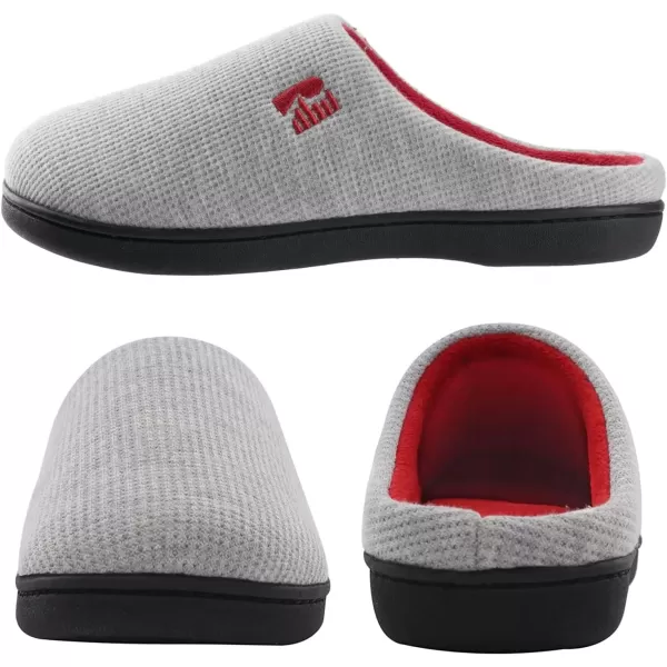 imageRockDove Womens Original TwoTone Memory Foam SlipperLight GreyRed