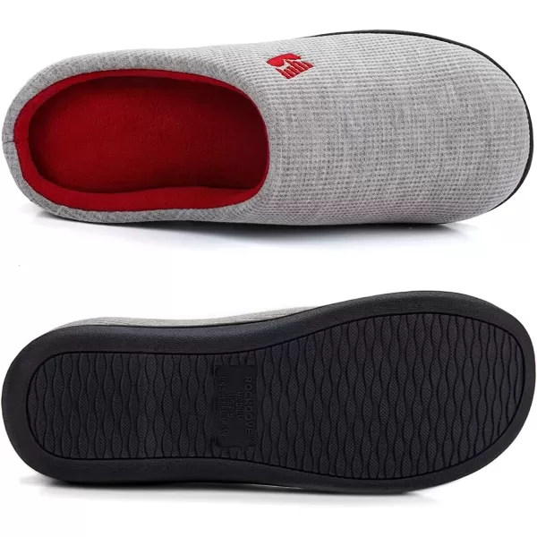 imageRockDove Womens Original TwoTone Memory Foam SlipperLight GreyRed