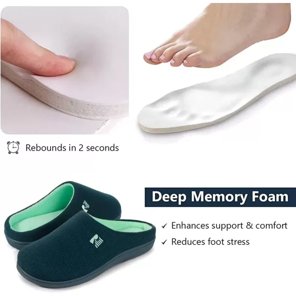 imageRockDove Womens Original TwoTone Memory Foam SlipperTeal