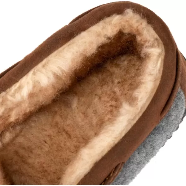 imageRockDove Mens Hearthfire Memory Foam Moc SlipperCharcoal