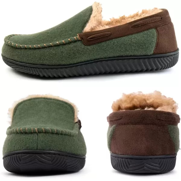 imageRockDove Mens Hearthfire Memory Foam Moc SlipperEmerald