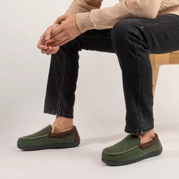 imageRockDove Mens Hearthfire Memory Foam Moc SlipperEmerald