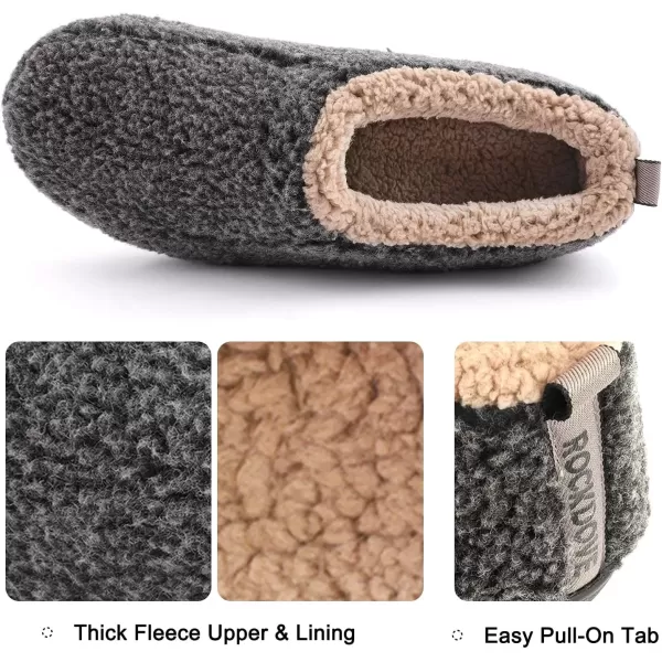 imageRockDove Mens Nomad Slipper with Memory FoamBlack