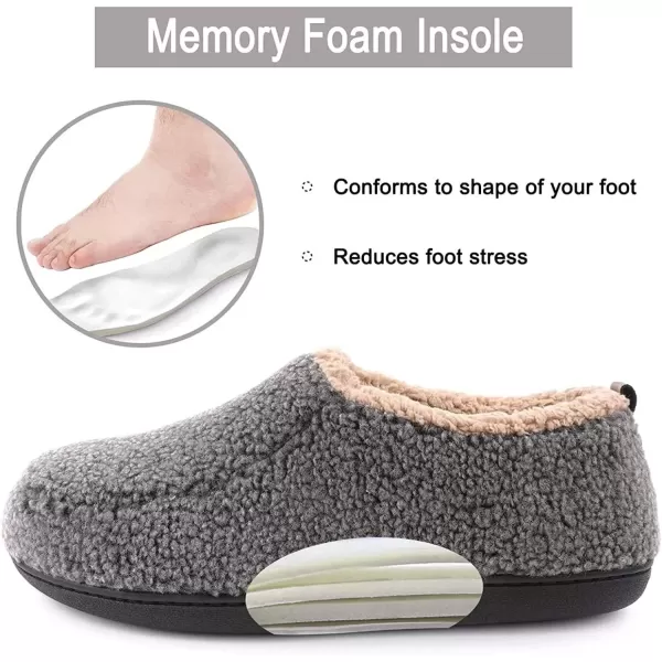 imageRockDove Mens Nomad Slipper with Memory FoamLight Grey
