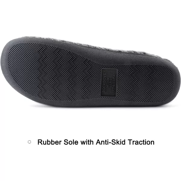 imageRockDove Mens Nomad Slipper with Memory FoamLight Grey