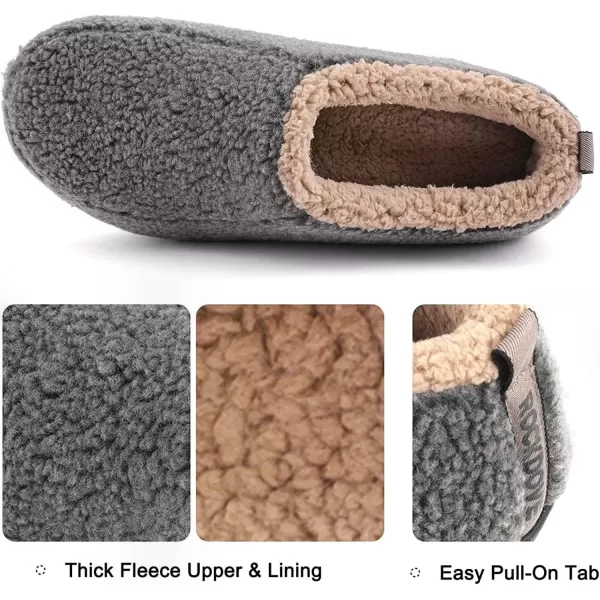 imageRockDove Mens Nomad Slipper with Memory FoamLight Grey