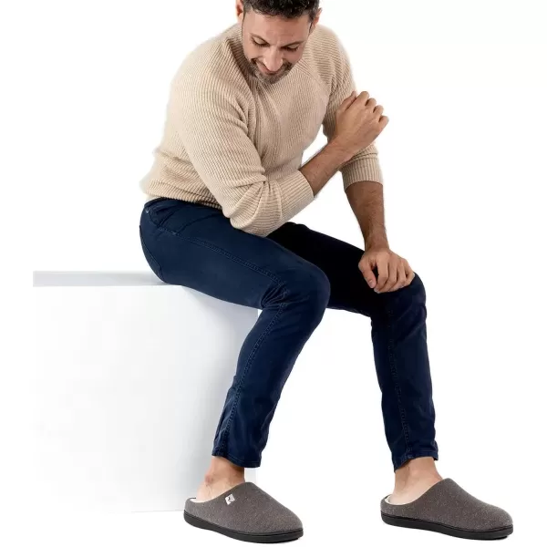 imageRockDove Set of 3 Pairs Original TwoTone Slipper GreyNatrue and Dark GrayBlue and Eggplant