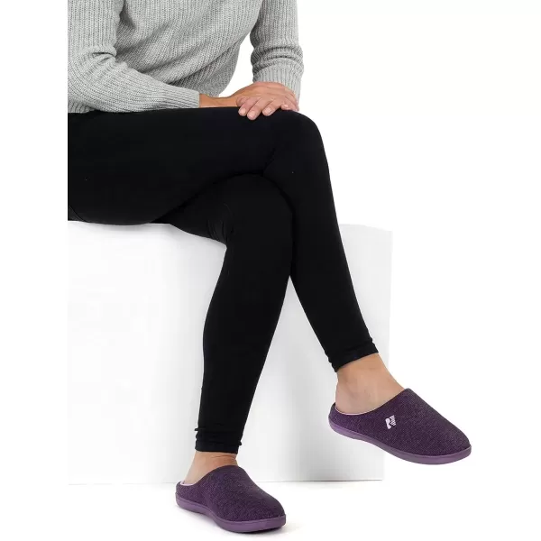 imageRockDove Set of 3 Pairs Original TwoTone Slipper GreyNatrue and Dark GrayBlue and Eggplant