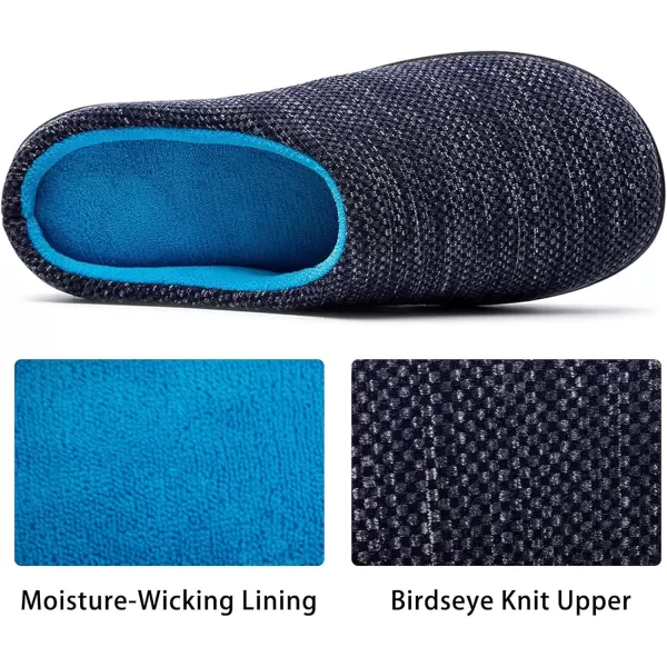 imageRockDove Womens Birdseye Knit Memory Foam SlipperDenimSky Blue
