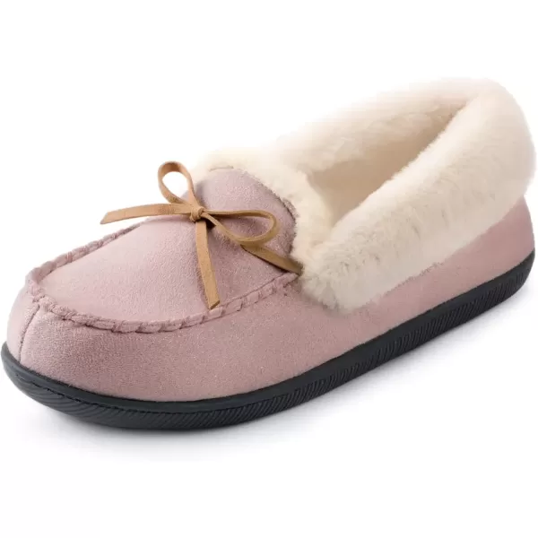 imageRockDove Womens Caroline Glittered Moccasin SlipperPink