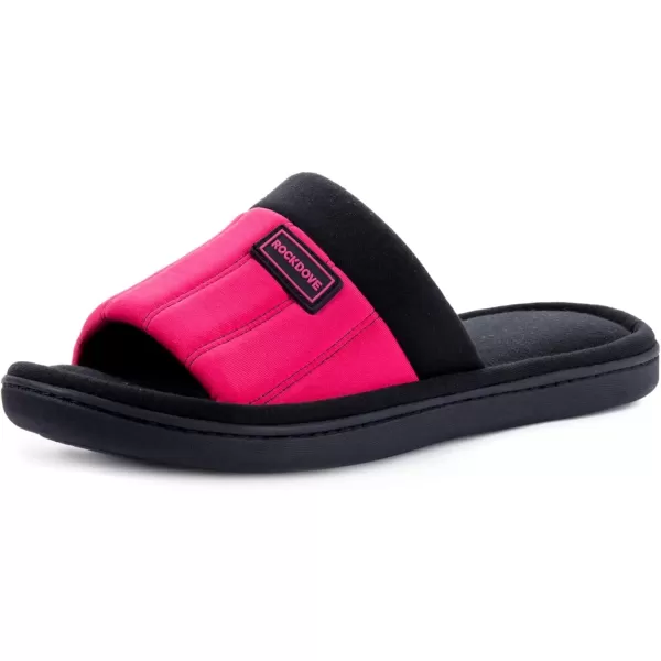 imageRockDove Womens Cassidy TwoTone Memory Foam Slide SlipperHot Pink