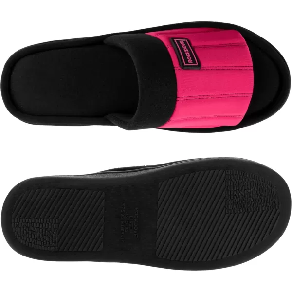 imageRockDove Womens Cassidy TwoTone Memory Foam Slide SlipperHot Pink