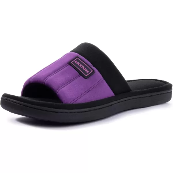 imageRockDove Womens Cassidy TwoTone Memory Foam Slide SlipperViolet