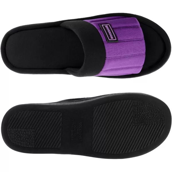 imageRockDove Womens Cassidy TwoTone Memory Foam Slide SlipperViolet