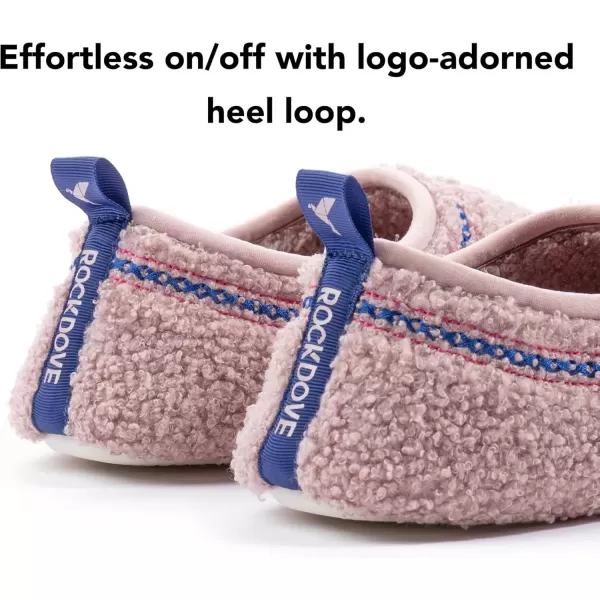 imageRockDove Womens Serenity Closed Back Fleece SlipperFoxy Pink