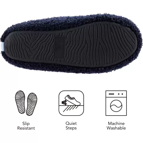 imageRockDove Womens Serenity Closed Back Fleece SlipperNavy