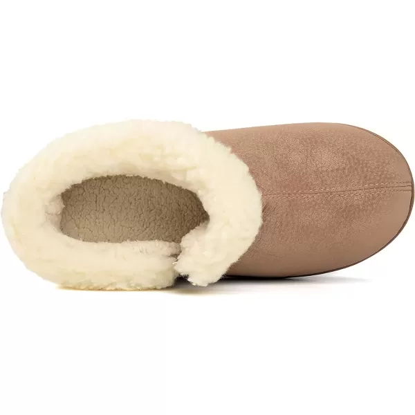 imageRockDove Womens Sierra Faux Leather Bootie SlipperBeige