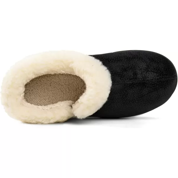 imageRockDove Womens Sierra Faux Leather Bootie SlipperBlack