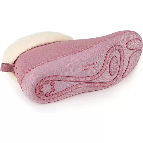 imageRockDove Womens Sierra Faux Leather Bootie SlipperPink