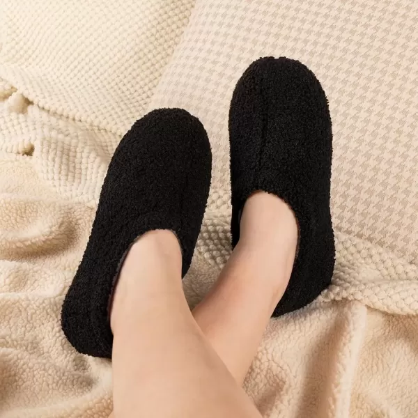 imageRockDove Womens Teddy Fleece Closed Back Indoor SlipperBlack