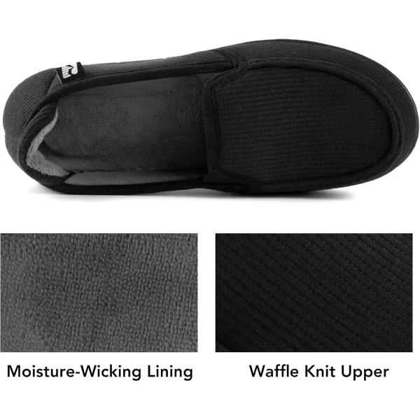 imageRockDove Womens TwoTone Hoodback Slipper with Removable InsoleBlack