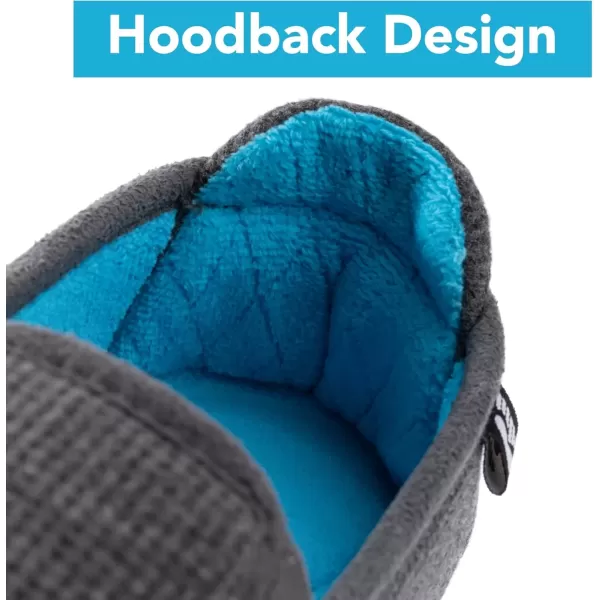 imageRockDove Womens TwoTone Hoodback Slipper with Removable InsoleDark Grey  Blue